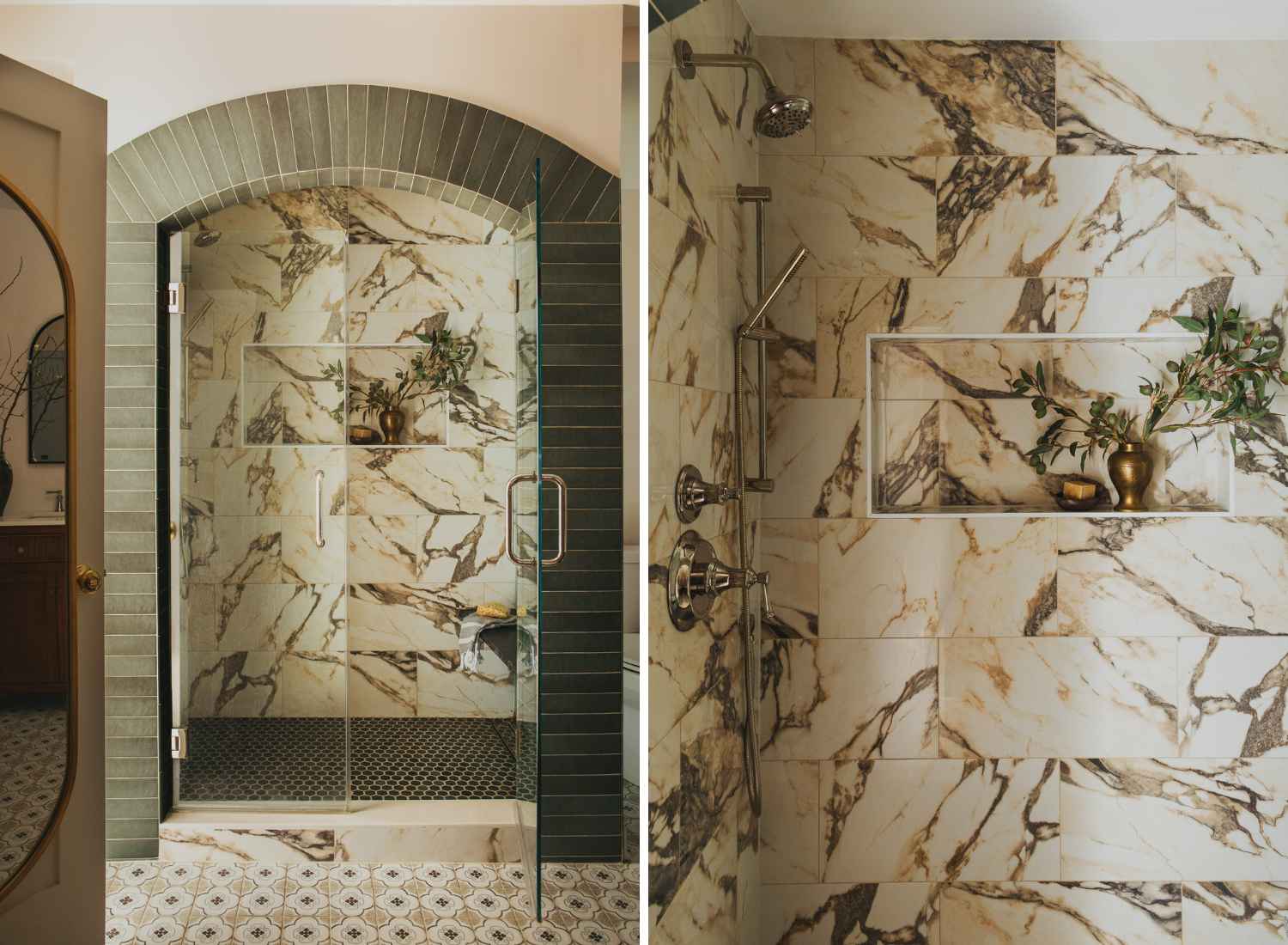 full-service-interior-design-bathroom-renovation-60614-lincoln-park-home-interior-design-luxury-shower-arched-entrance-large-slab-tile-hex-floor-tile-contemporary-design